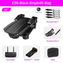 XKJ 2022 New E99 RC Mini Drone 4K 1080P 720P Dual Camera WIFI FPV Aerial Photography Helicopter Foldable Quadcopter Dron Toys