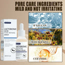 Lactobionic Acid Pore Shrink Face Serum Hyaluronic Acid Moisturizing Nourishing Essence Firming Brighten Beauty Korean Cosmetics