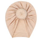 Solid Baby Cotton Beanies Cute Bear Ear Bowknot Turban Hats Sweet Soft 0-4T Elastic Caps for Newborn Baby Boy Girls Headwraps