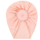 Solid Baby Cotton Beanies Cute Bear Ear Bowknot Turban Hats Sweet Soft 0-4T Elastic Caps for Newborn Baby Boy Girls Headwraps