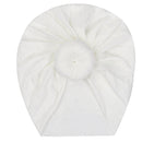 Solid Baby Cotton Beanies Cute Bear Ear Bowknot Turban Hats Sweet Soft 0-4T Elastic Caps for Newborn Baby Boy Girls Headwraps