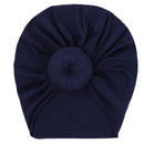 Solid Baby Cotton Beanies Cute Bear Ear Bowknot Turban Hats Sweet Soft 0-4T Elastic Caps for Newborn Baby Boy Girls Headwraps