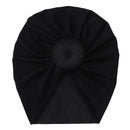 Solid Baby Cotton Beanies Cute Bear Ear Bowknot Turban Hats Sweet Soft 0-4T Elastic Caps for Newborn Baby Boy Girls Headwraps