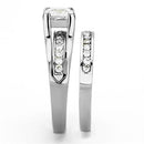 Vintage Rings TK0W383 Stainless Steel Ring with AAA Grade CZ
