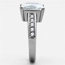 Vintage Rings TK1081 Stainless Steel Ring with AAA Grade CZ