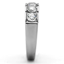 Vintage Rings TK1082 Stainless Steel Ring with AAA Grade CZ
