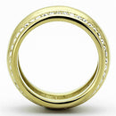 Gold Plated Rings TK1096 Gold - Stainless Steel Ring with Crystal