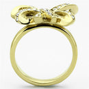 Cheap Gold Rings TK1108 Gold - Stainless Steel Ring with Top Grade Crystal