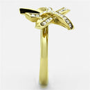 Cheap Gold Rings TK1108 Gold - Stainless Steel Ring with Top Grade Crystal