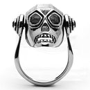 Vintage Rings TK1115 Stainless Steel Ring with Top Grade Crystal