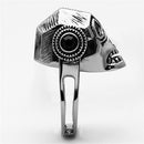 Vintage Rings TK1115 Stainless Steel Ring with Top Grade Crystal