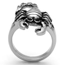 Vintage Rings TK1135 Stainless Steel Ring with Top Grade Crystal