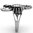 Vintage Rings TK1135 Stainless Steel Ring with Top Grade Crystal