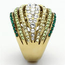 Cheap Gold Rings TK1145 Gold - Stainless Steel Ring with Top Grade Crystal