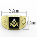Cheap Gold Rings TK1159 Gold - Stainless Steel Ring with Top Grade Crystal