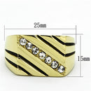 Cheap Gold Rings TK1190 Gold - Stainless Steel Ring with Top Grade Crystal
