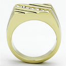 Cheap Gold Rings TK1190 Gold - Stainless Steel Ring with Top Grade Crystal
