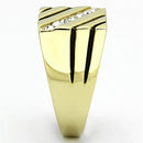 Cheap Gold Rings TK1190 Gold - Stainless Steel Ring with Top Grade Crystal