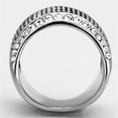 Mens Stainless Steel Rings TK1198 Stainless Steel Ring with Crystal