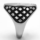 Mens Stainless Steel Rings TK1200 Stainless Steel Ring with Crystal