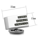 Cufflinks For Men TK1241 Stainless Steel Cufflink with Top Grade Crystal