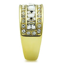 Cheap Gold Rings TK1386 Gold - Stainless Steel Ring with Top Grade Crystal