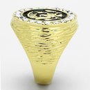 Thin Gold Ring TK1404 Gold - Stainless Steel Ring with Top Grade Crystal