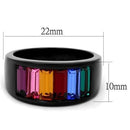 Cheap Wedding Rings TK1415J - Stainless Steel Ring with Top Grade Crystal