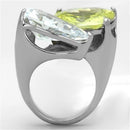 Cheap Wedding Rings TK1424 Stainless Steel Ring with AAA Grade CZ