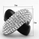 Cheap Wedding Rings TK1427 Stainless Steel Ring with Top Grade Crystal