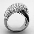 Cheap Wedding Rings TK1427 Stainless Steel Ring with Top Grade Crystal