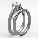 Cheap Wedding Rings TK1435 Stainless Steel Ring with AAA Grade CZ