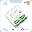 16A Mini Wifi Smart Switch Smart Home DIY Light Switches Module 2-way Control, Work With Tuya Smart Life Alexa Alice Google Home