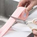 PVC Waterproof Wall Sticker Self Adhesive Sink Stove Crack Strip Kitchen Bathroom Bathtub Corner Sealant Tape Waterproof