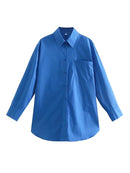 Klkxmyt Women's Shirt 2022 New Spring Autumn Fashion Oversize 100% Cotton Casual Blouses Loose Streetwear Shirts Woman Tops