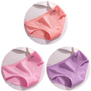 3Pcs/set 10 Color Panties Cotton Women Comfortable Mid-waist Underwear Lingerie Breathable Female Panty Briefs