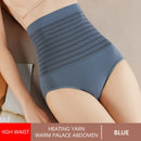 Flarixa High Waist Flat Belly Panties Plus Size Seamless Women&