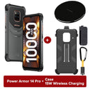 Ulefone Power Armor 14 Pro Rugged Phone 10000mAh Android 12 Waterproof Smartphone 128GB 5G/2.4GWLAN WirelessCharging NFC Global