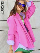 Klkxmyt Women's Shirt 2022 New Spring Autumn Fashion Oversize 100% Cotton Casual Blouses Loose Streetwear Shirts Woman Tops