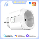 Aubess Smart Socket EU 16A/20A AC100-240V Wifi Smart Plug Power Outlet, Alexa Google Home Voice Control, For Tuya Smart Life APP