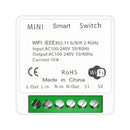 16A Mini Wifi Smart Switch Smart Home DIY Light Switches Module 2-way Control, Work With Tuya Smart Life Alexa Alice Google Home
