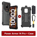 Ulefone Power Armor 14 Pro Rugged Phone 10000mAh Android 12 Waterproof Smartphone 128GB 5G/2.4GWLAN WirelessCharging NFC Global