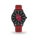 SPARO OKLAHOMA CHEER WATCH WITH MAROON WATCH BAND