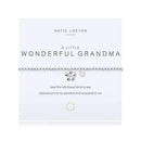 A Little Wonderful Grandma Silver Bracelet (Pack of 1)-Personalized Gifts for Women-JadeMoghul Inc.