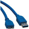 A-Male to Micro B-Male SuperSpeed USB 3.0 Cable (3ft)-USB Peripherals & Accessories-JadeMoghul Inc.
