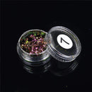 ZKO 2017 hot sell 1 box Chameleon Nail Sequins Glitter holographic powder Dust Dazzling Nails Nail Art Glitter Decorations