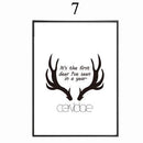 Abstract Minimalist Symbol Canvas Painting Black White Nordic Scandinavian Wall Art Picture Poster Print Living Room Home Decor-10x15cm no frame-design 7-JadeMoghul Inc.