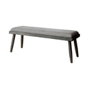 Accent and Storage Benches Vilhelm I Mid-Century Modern Style Bench , Gray Benzara