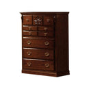 Wooden  Chest In  Dark Pine Brown