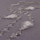 Acrylic Crystal Garland with Maple Leaf Prisms (Pack of 1)-Ceremony Decorations-JadeMoghul Inc.